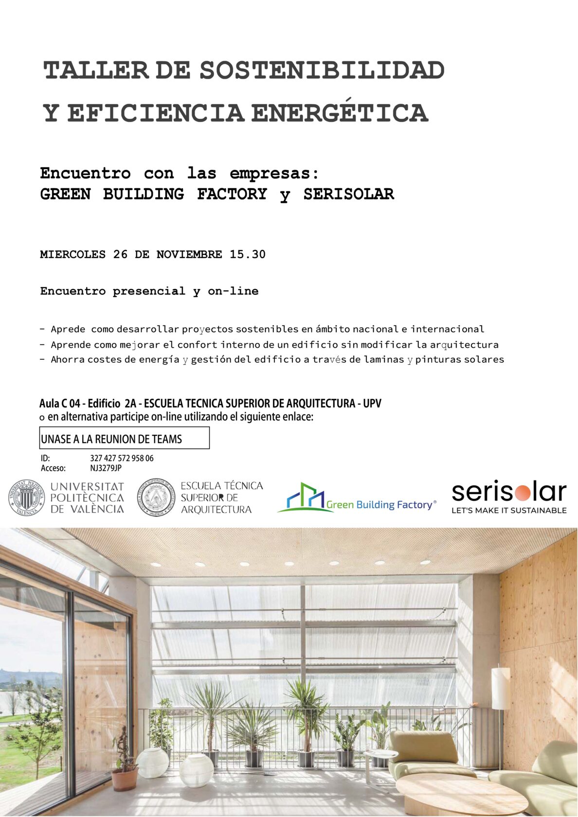 Laboratorio di sostenibilità ed efficienza energetica (Valencia) 2 Laboratorio di sostenibilità ed efficienza energetica (Valencia) p1 page 0001